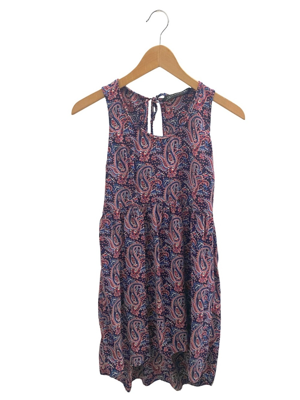 Zara Paisley High-Low Dress Size XS